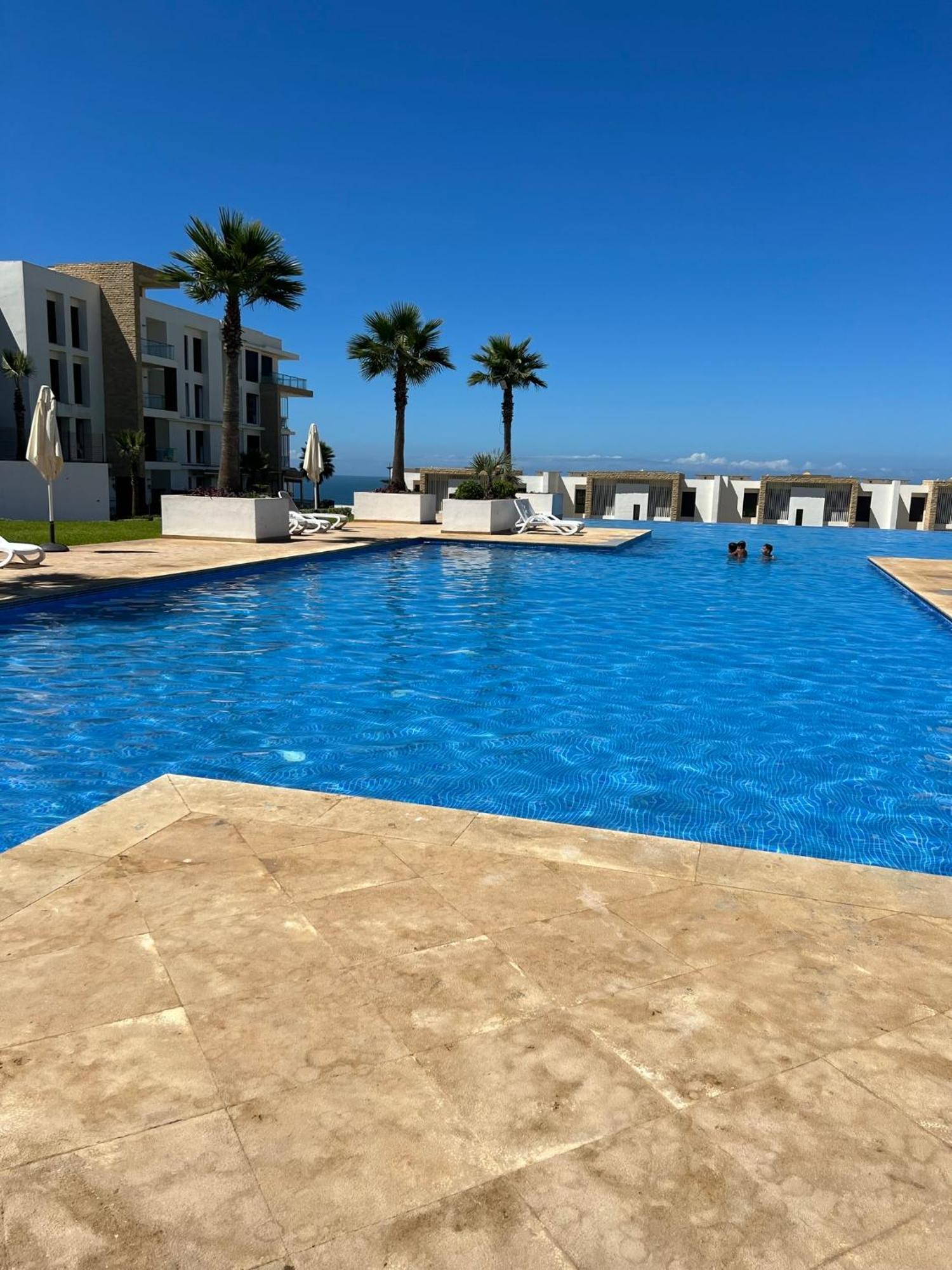 2 Bedroom Apartment With Sea View And Private Pool Sidi Bouqnadel Exterior photo